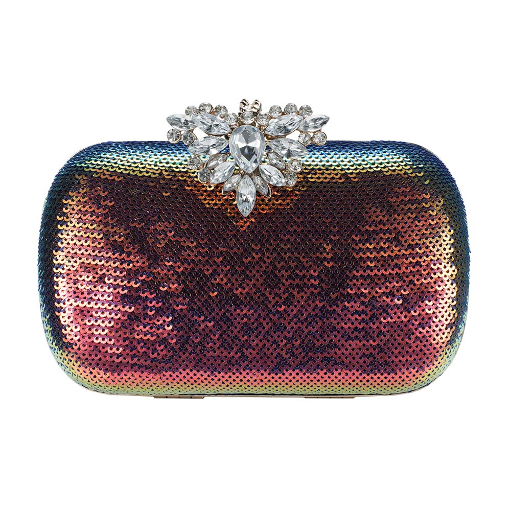 Icing Sequin Clutch Bag – Big City Lights