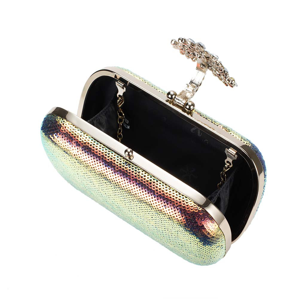Icing Sequin Clutch Bag – Big City Lights