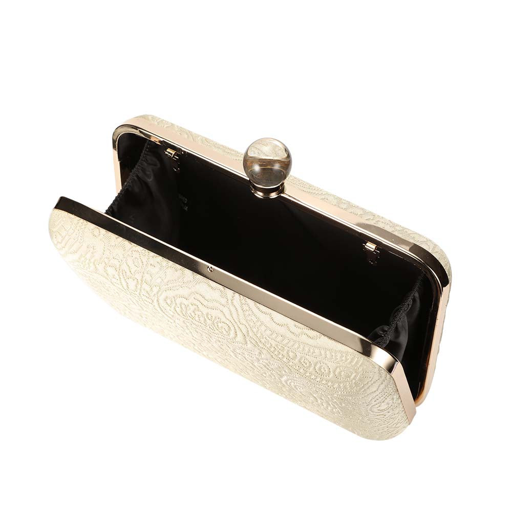 Icing Printed Clutch Bag – Red Carpet Glam