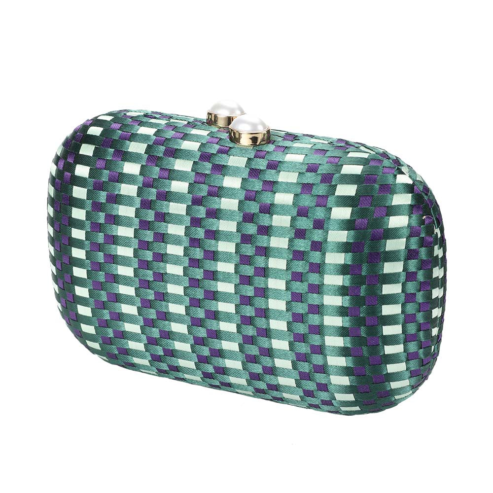 Icing Plaid Clutch Bag – Stroll in Manhattan