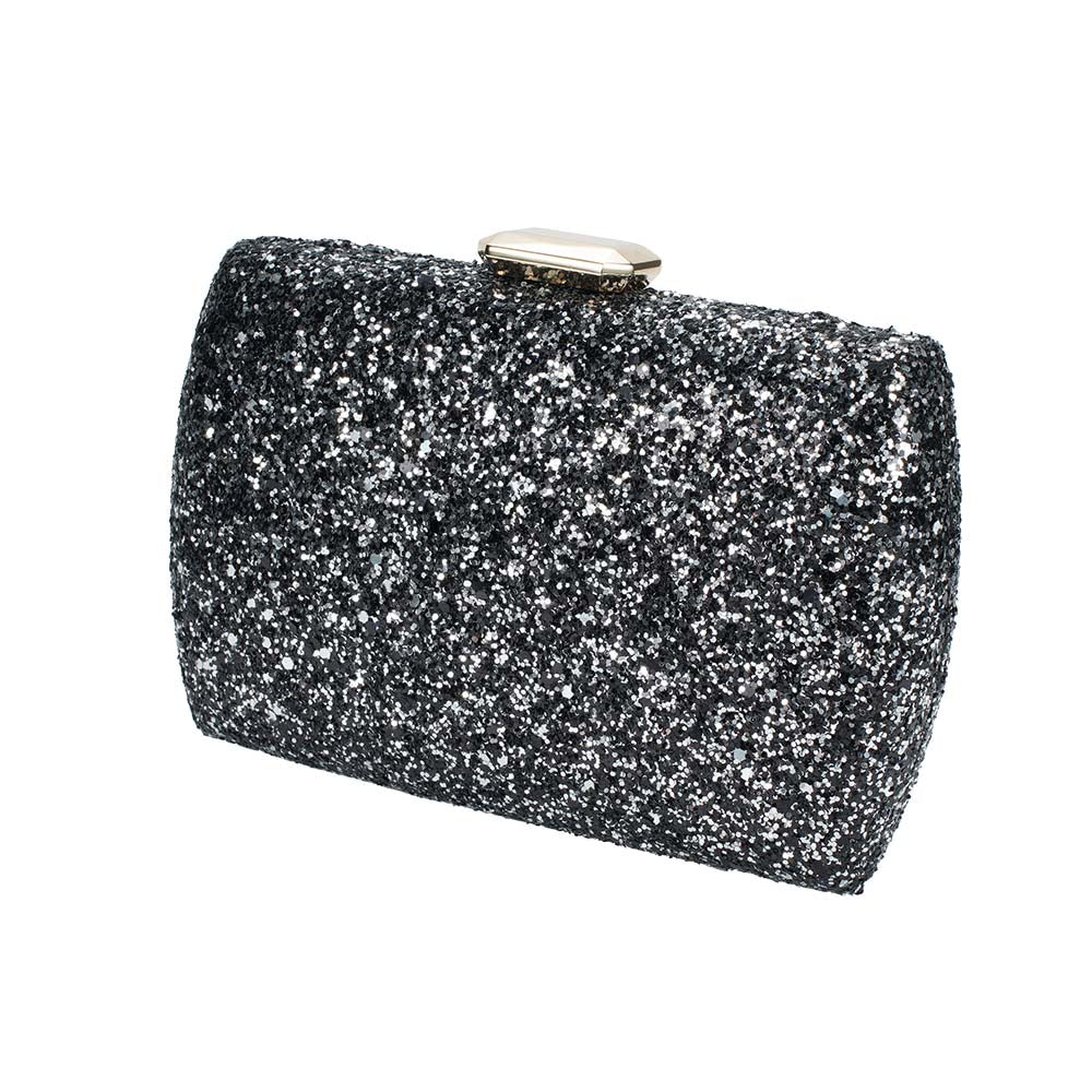 Icing Starry Clutch Bag – Evening Under the Stars (Black)