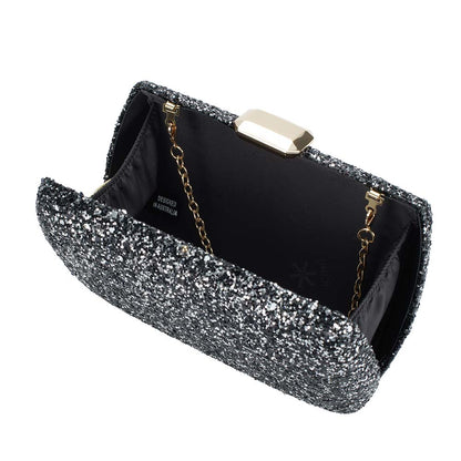 Icing Starry Clutch Bag – Evening Under the Stars (Black)