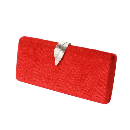 Icing Velvet Clutch Bag – Bombshell Red