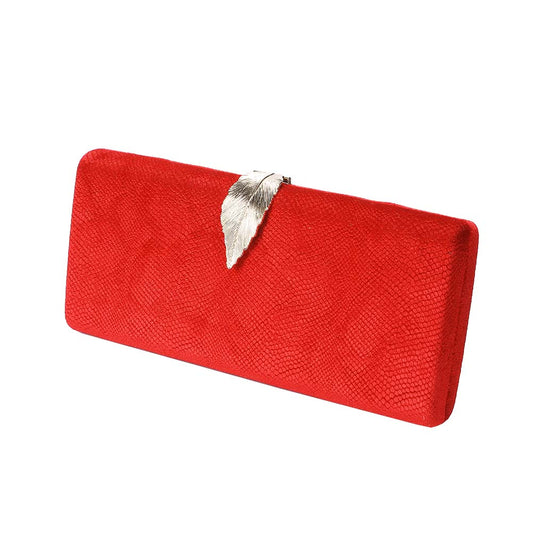 Icing Velvet Clutch Bag – Bombshell Red