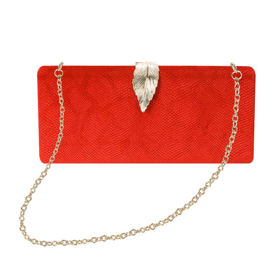 Icing Velvet Clutch Bag – Bombshell Red