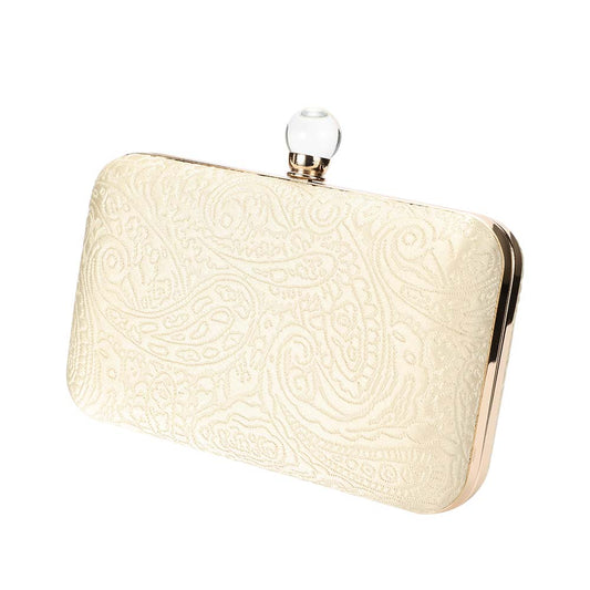 Icing Printed Clutch Bag – Red Carpet Glam
