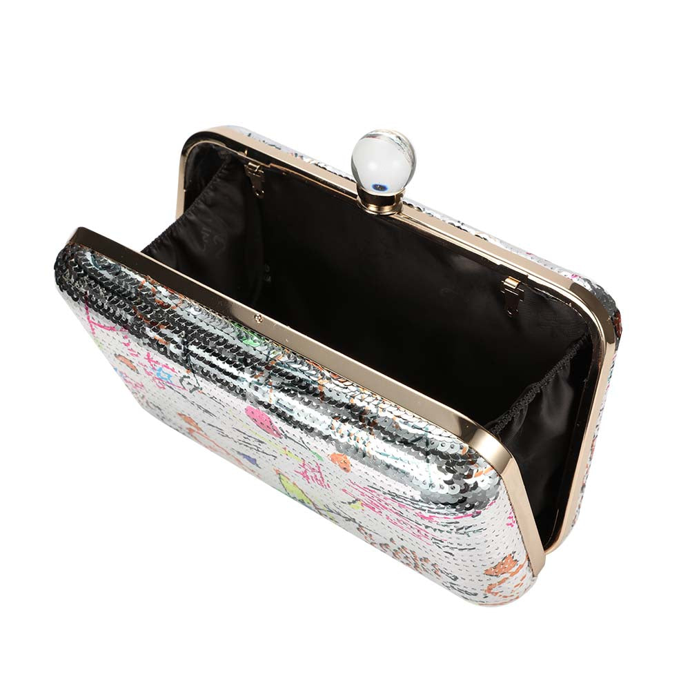 Icing Sequin Clutch Bag – Glam Rock